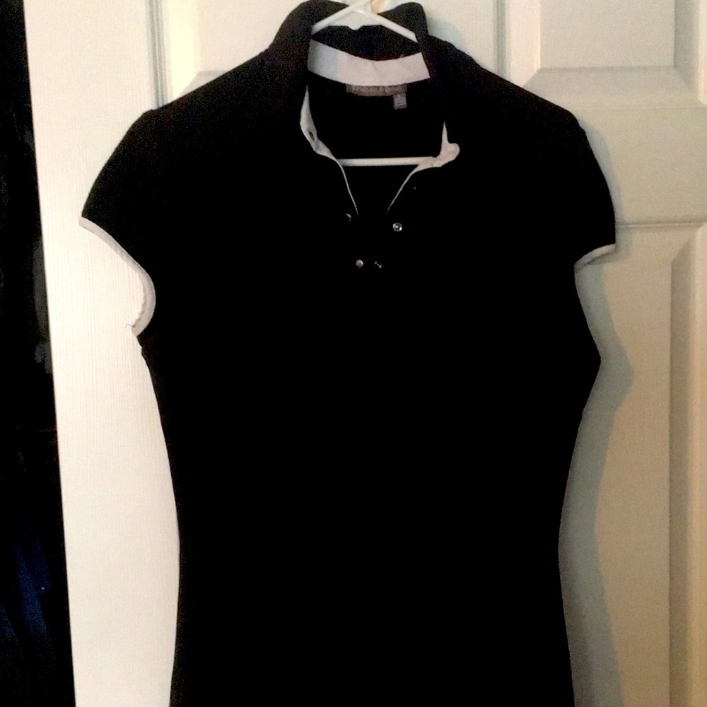 Vintage ‘90’s black polo dress